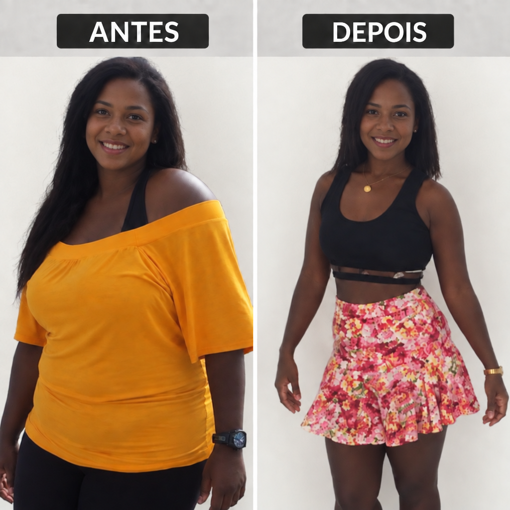 Antes e depois de cliente 1