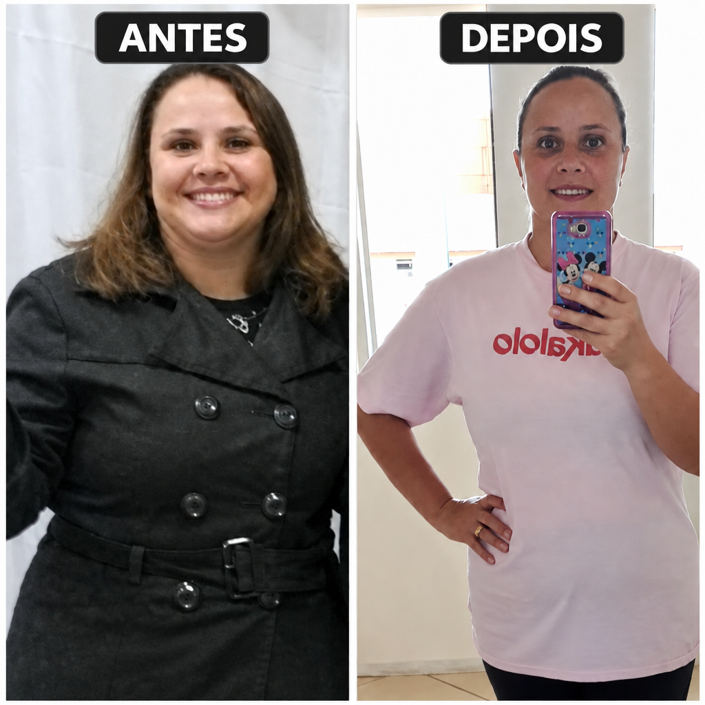 Antes e depois de cliente 4